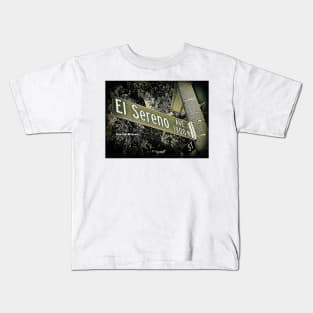 El Sereno Avenue, Pasadena, CA by Mistah Wilson Kids T-Shirt